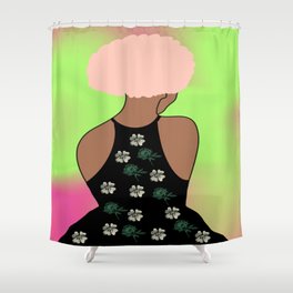 Woman At The Meadow 36 Shower Curtain