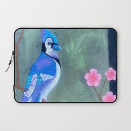 Blue and purple bird Laptop Sleeve