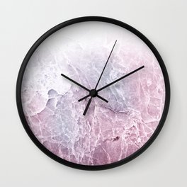 Sea Dream Marble - Rose and white Wall Clock