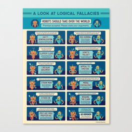 A Look at Logical Fallacies Canvas Print