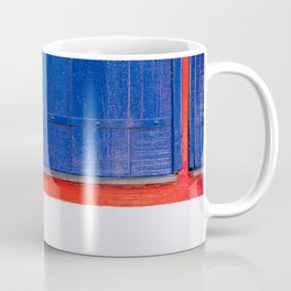 Cobalt Blue and Red Windows Coffee Mug