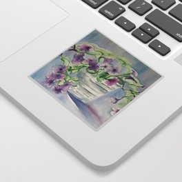 Purple Petunias Sticker