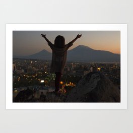 Greetings to Ararat (Armenian Trip) Art Print