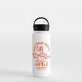 Feminist Quote: Women's Rights & Feminism Cowgirl Water Bottle