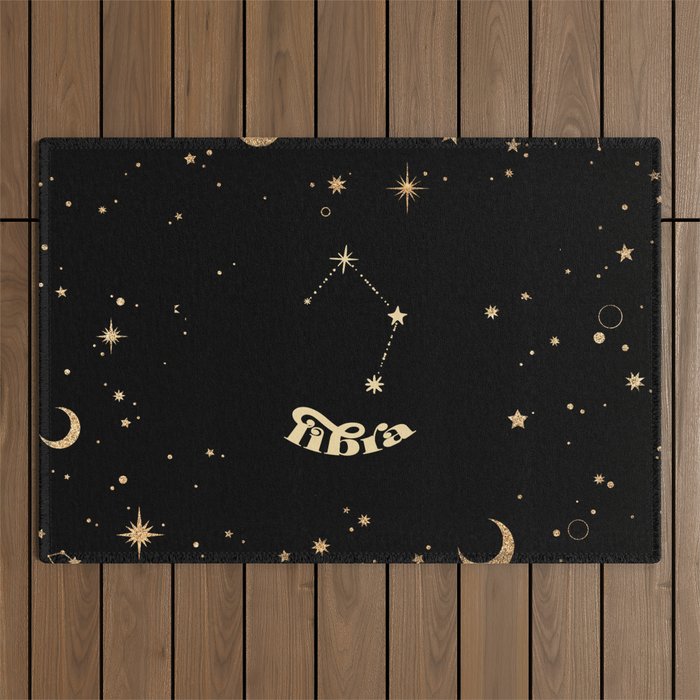 Libra Zodiac Sign Constellation (ix 2021) Outdoor Rug