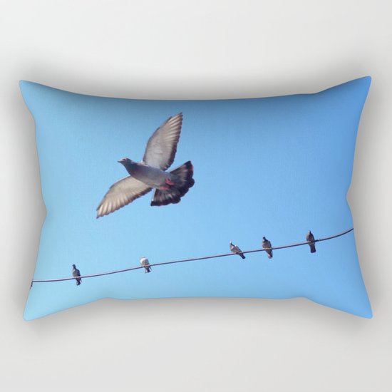 bird set free Rectangular Pillow