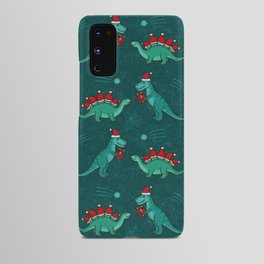 Cute Christmas Dinosaurs Dinos Dinosaur Android Case
