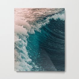 The waves Metal Print