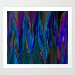 Feathers Abstract 2 Art Print