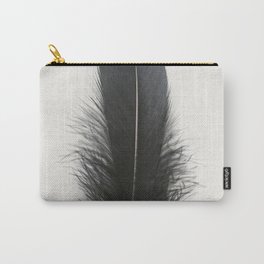 Black Feather Carry-All Pouch