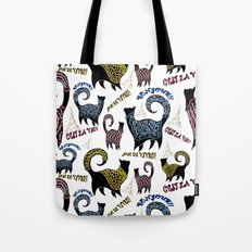 Le Snobby Cat Tote Bag