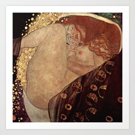 Gustav Klimt - Danaë Art Print