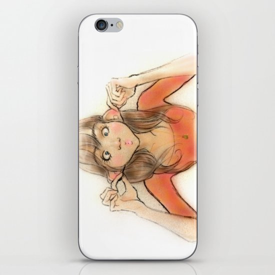 Cheeky monkey iPhone & iPod Skin