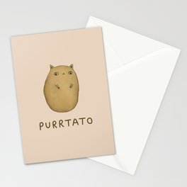 Purrtato Stationery Card