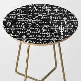 Nordic Pattern Side Table