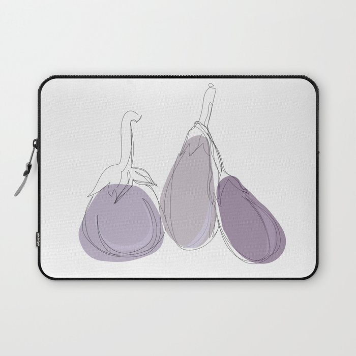 Three wise eggplants Laptop Sleeve