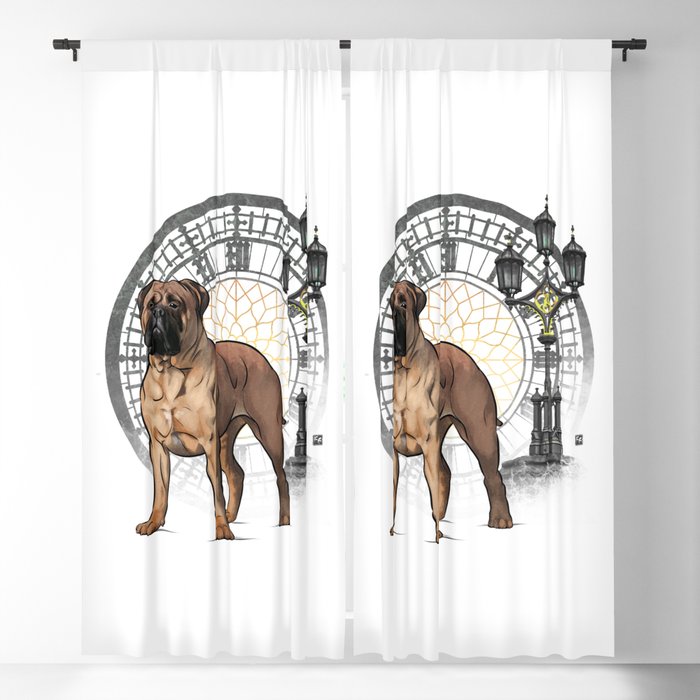 Dog Collection - England - Bullmastiff (#5) Blackout Curtain