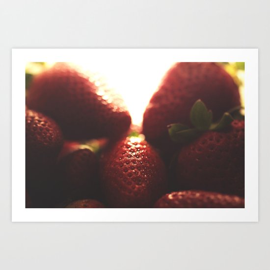 Strawberries Art Print