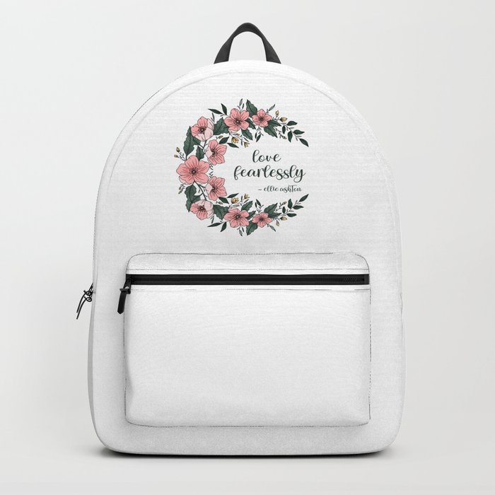 Love Fearlessly Flower Moon Backpack