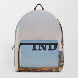 Visit Indiana Backpack | Explore, Us, Starsandstripes, America, World, Indianapolis, Graphicdesign, Usa, Northamerica, Earth 
