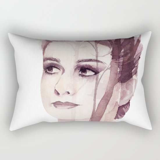 born beneath the autumn sky Rectangular Pillow