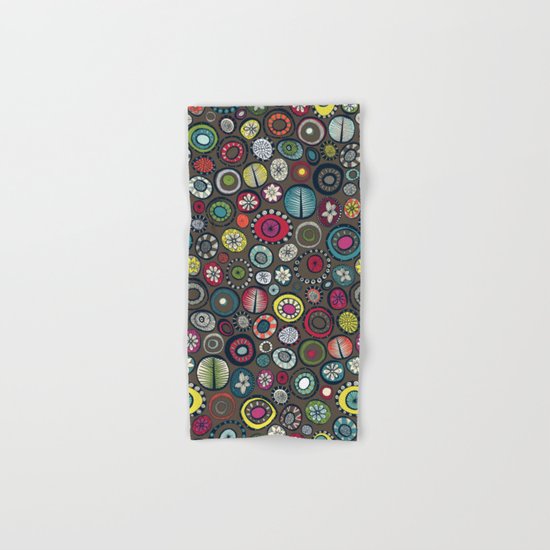 Honolulu hoops brown Hand & Bath Towel