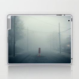 foggy broken street Laptop & iPad Skin