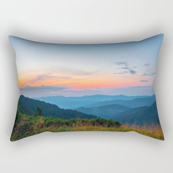 the beauty of the mountains Rectangular Pillow