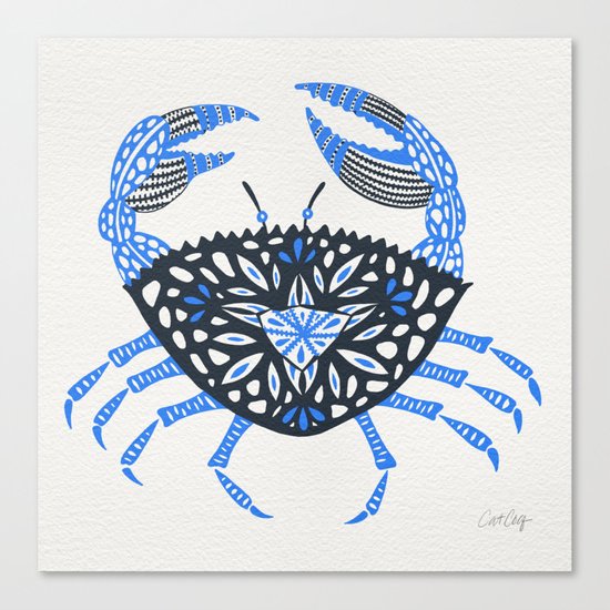Blue Crab Canvas Print