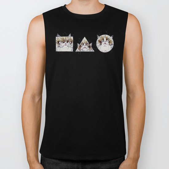 Simple Shape of Grumpy Biker Tank