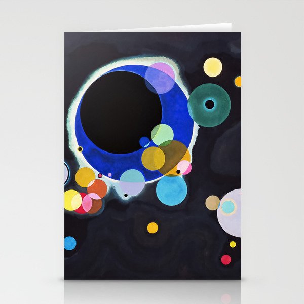 Kandinsky Several Circles, 1926 Artwork Reproduction, Design for Posters, Prints, Tshirts, Men, Women, Kids, Youth Stationery Cards