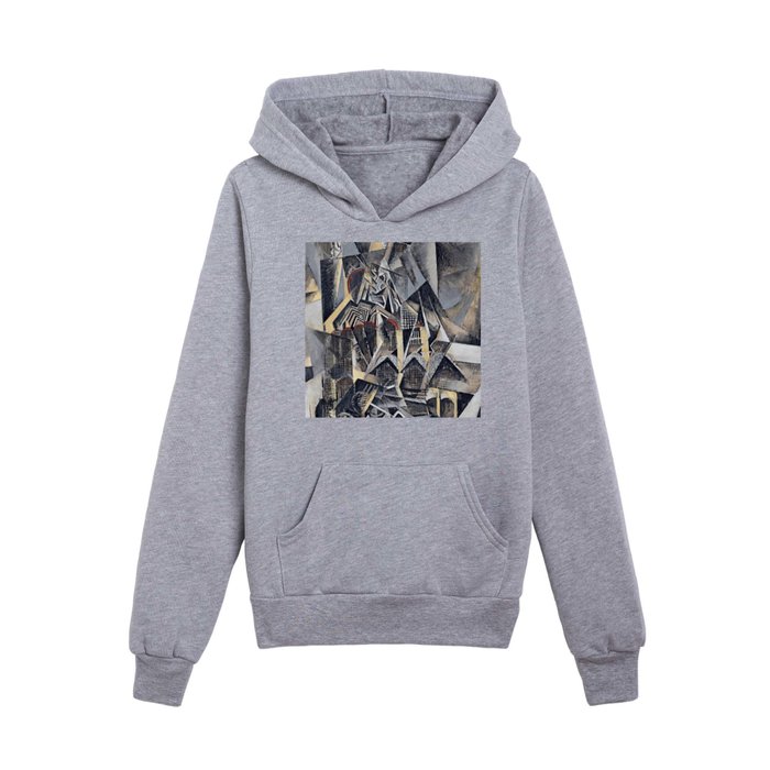 max weber grand central terminal station Kids Pullover Hoodie