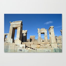 Palace of Darius Ruins Persepolis, Persia Iran Canvas Print