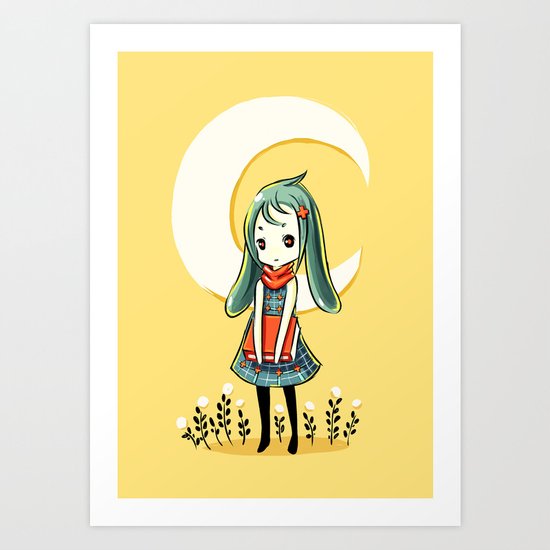 Bunny Girl Art Print