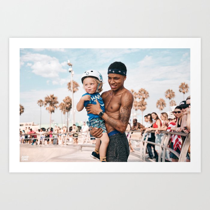 Venice Beach Skate Park Art Print By C4ndy Society6