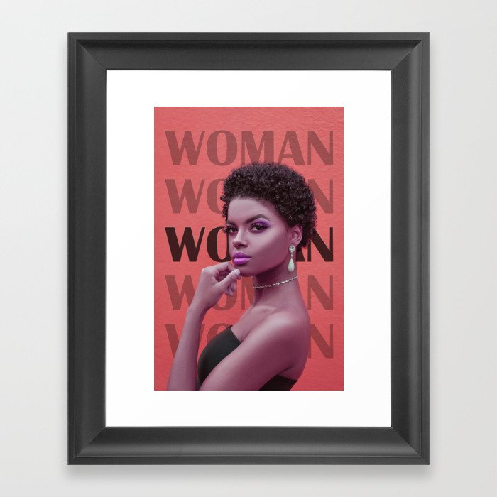 Strong Woman Framed Art Print