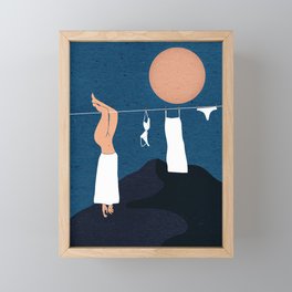 Hang Me Out to Dry Framed Mini Art Print