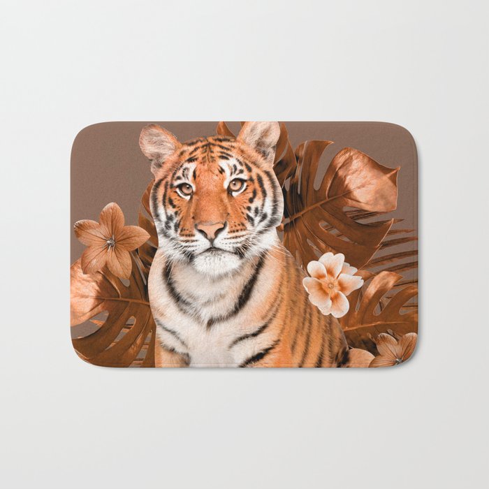 Golden Tiger Jungle Bath Mat