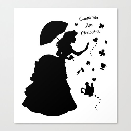 Curiouser and Curiouser Canvas Print