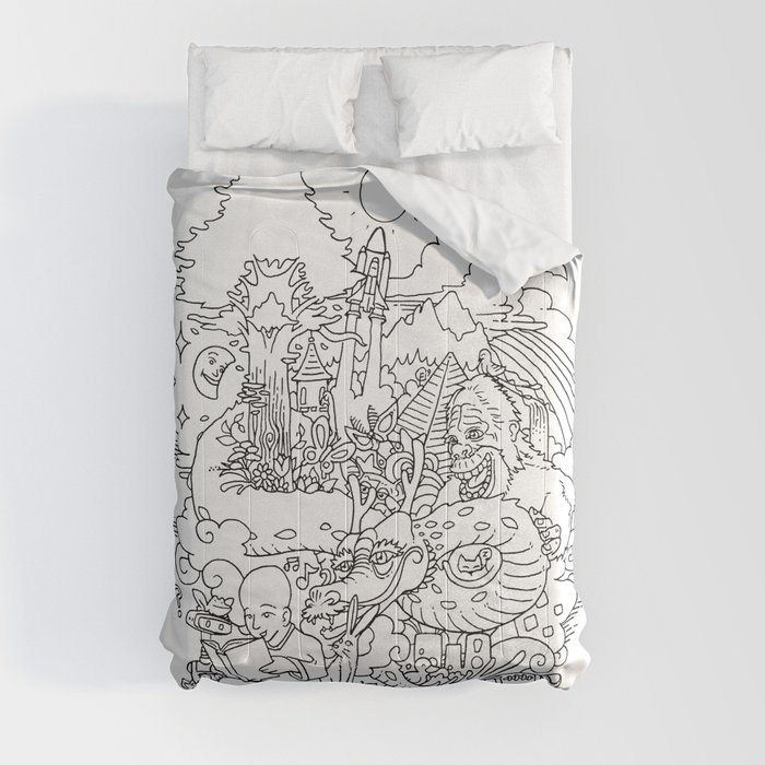 Unread Adventures Comforter