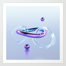 Melted Candy Art Print