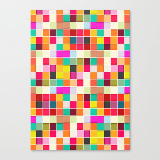 Colorful Rectangles Canvas Print