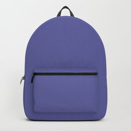 BLUE IRIS Pure Bright Pastel solid color Backpack