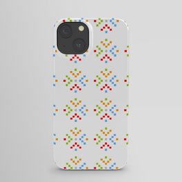 New Optical Pattern 117 pixel art iPhone Case