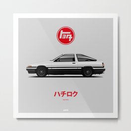Toyota AE-86 Metal Print