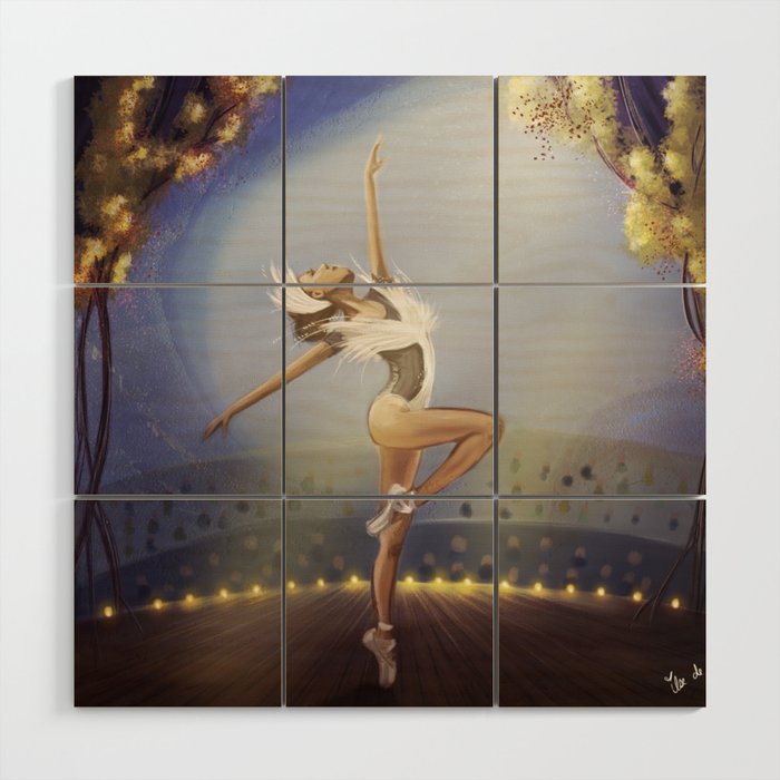 Dancing on the Stage Wood Wall Art
