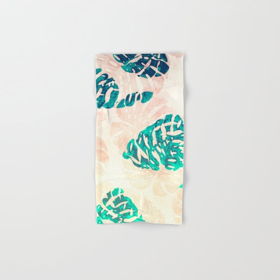 CALI TROPICAL LEAVES Hand & Bath Towel