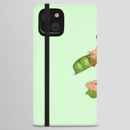two peas in a pod iPhone Wallet Case