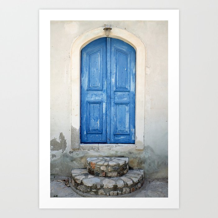 Greek Door Series No. 1 Art Print
