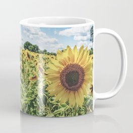 Say Hi (sunflower, summer, farm) Coffee Mug